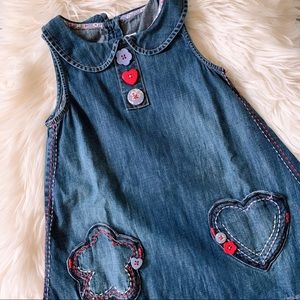 🌸4/$20🌸NEXT Denim Dress 2-3Yrs